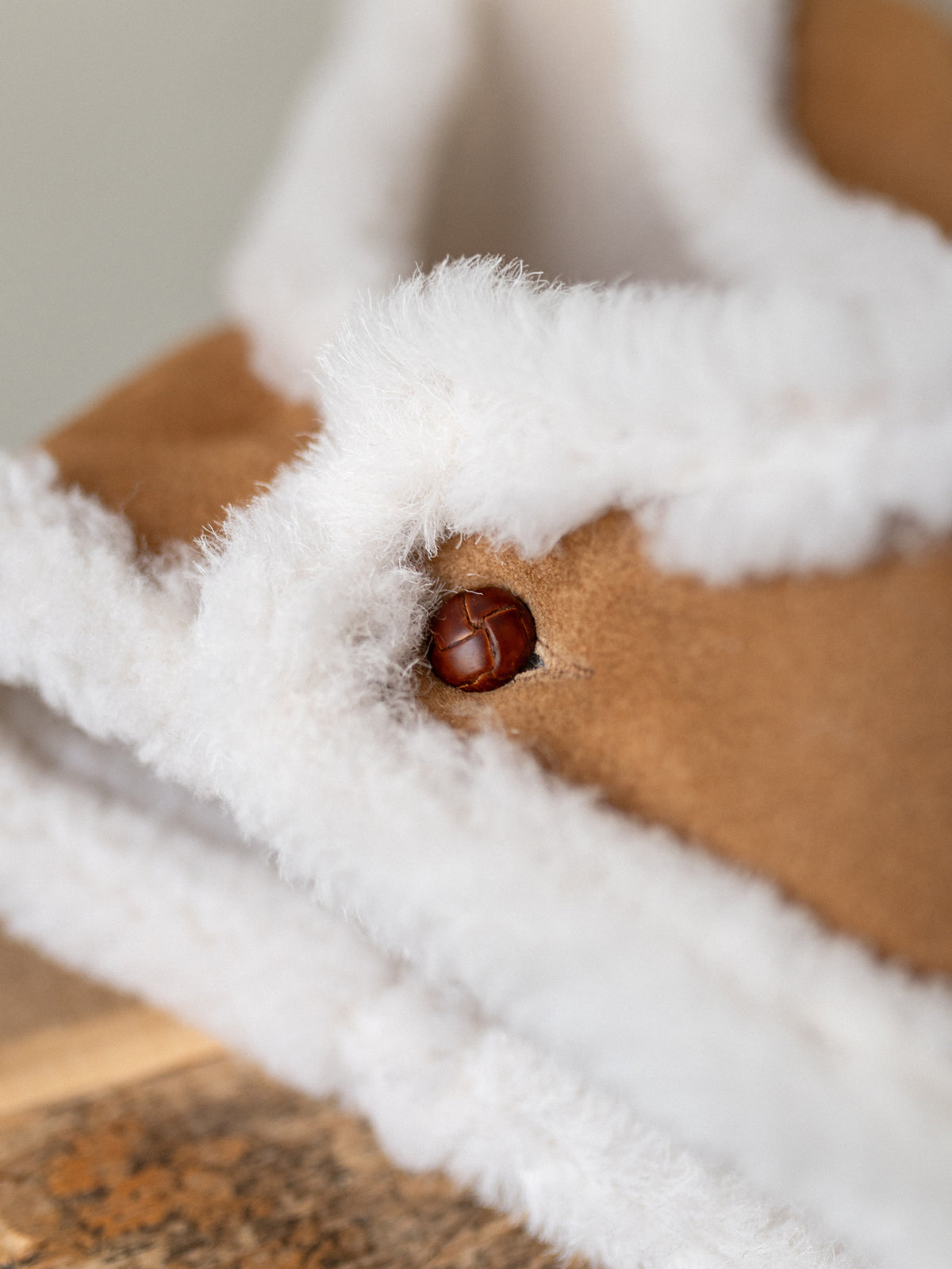 Merino Sheepskin Hood / Tan Beige