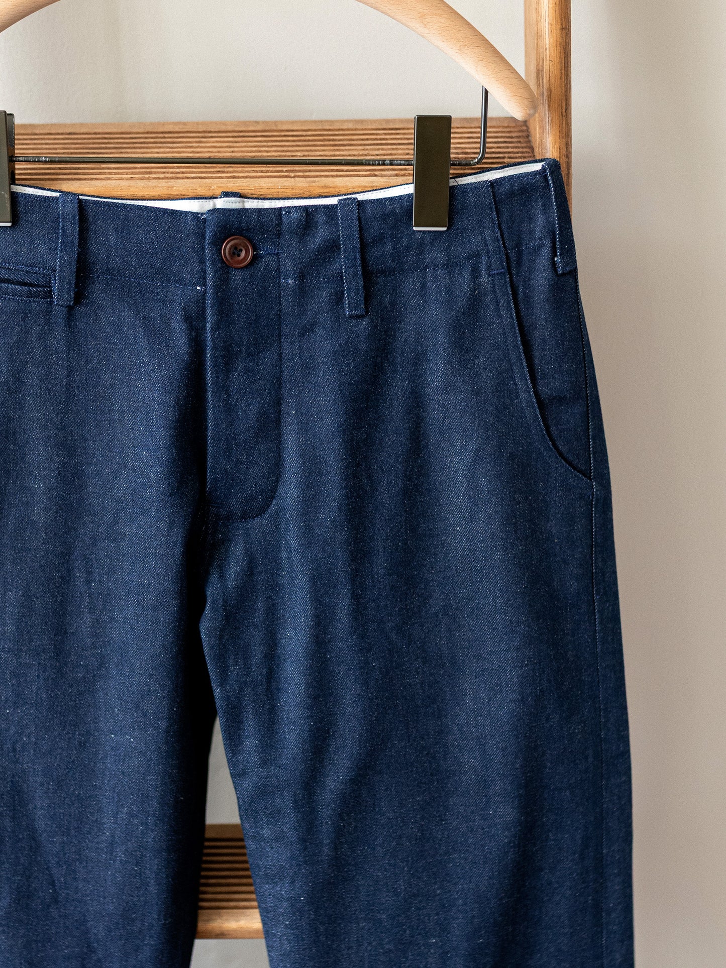 Straight-leg Japanese Selvedge Denim Trouser / Indigo