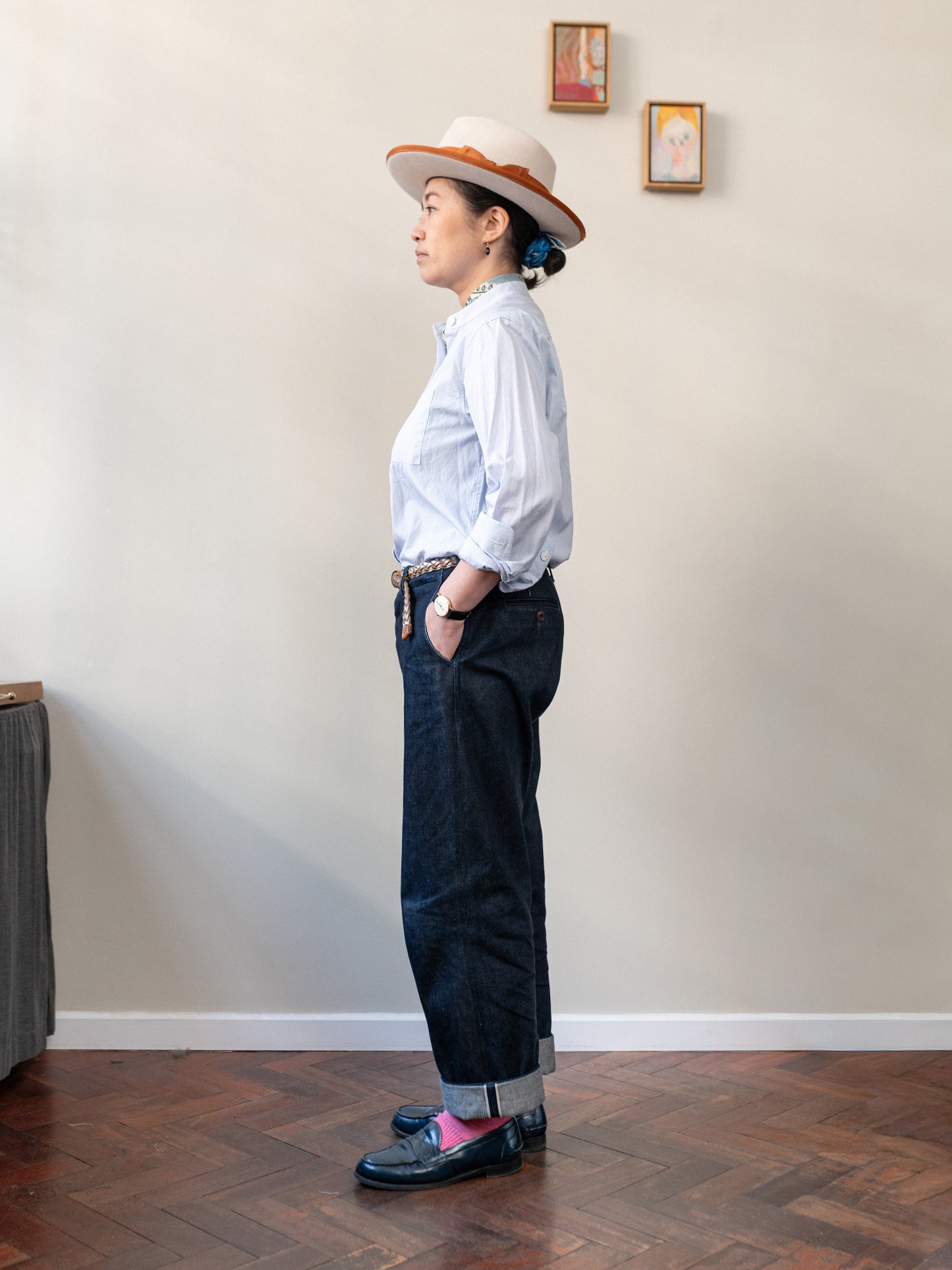 Straight-leg Japanese Selvedge Denim Trouser / Indigo
