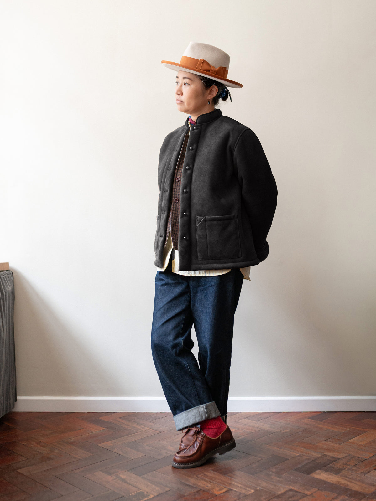 Sheepskin Painter Jacket / Black
