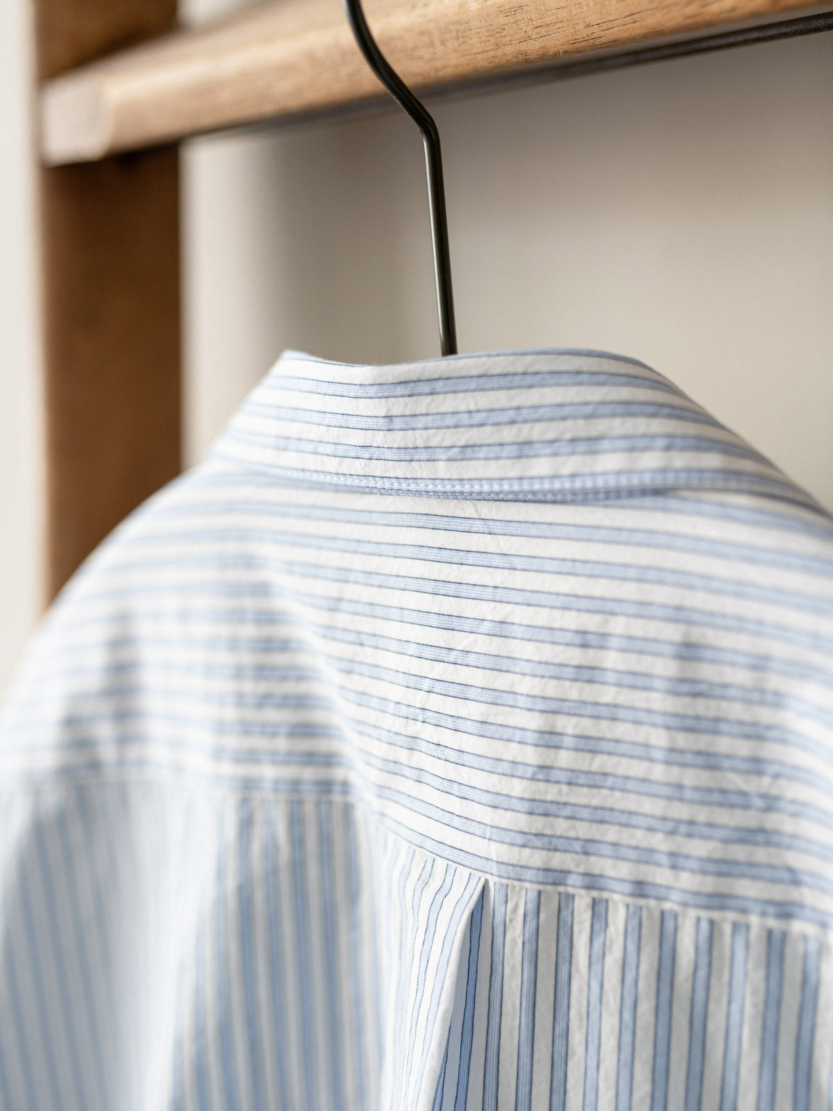 Striped Japanese Cotton Smock | Blue & White