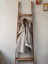 Summer-weight Wool Poncho / Grey