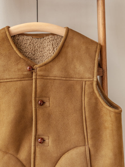 Sheepskin Merino Gilet / Tan