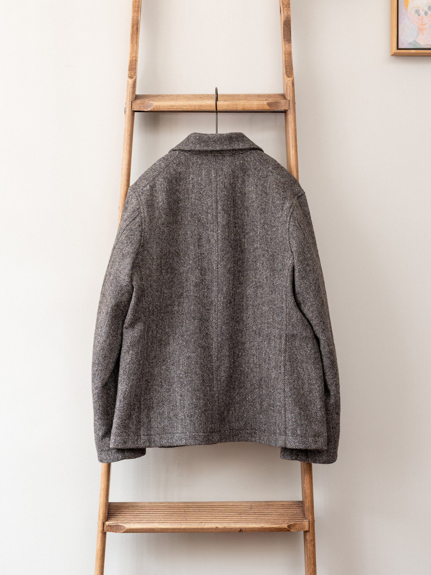 Tweed Worker Jacket / Brown Herringbone