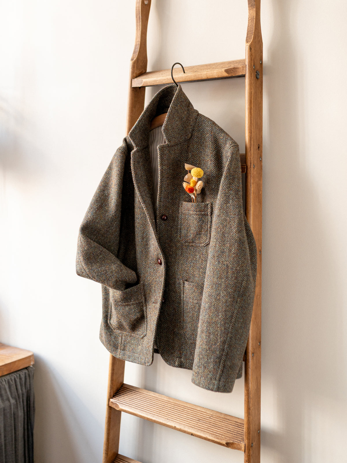 Tweed Worker Jacket / Heather Herringbone