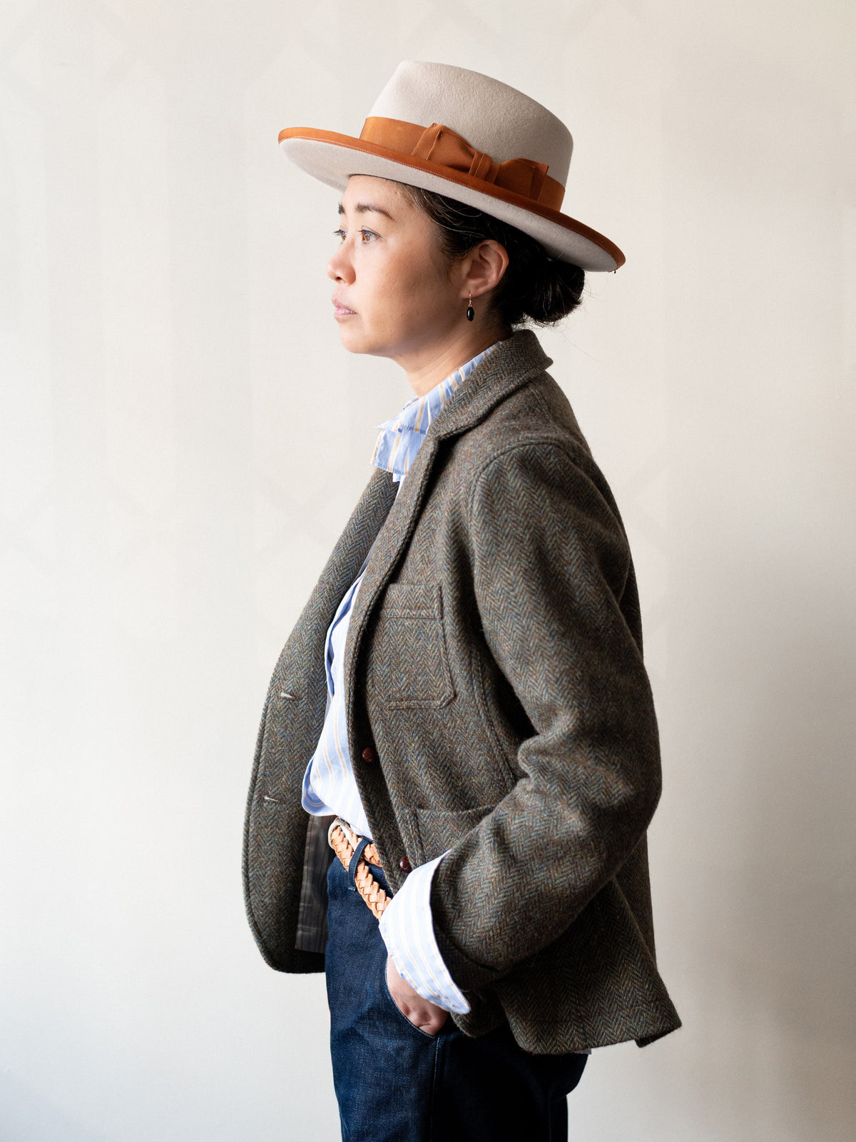 Tweed Worker Jacket / Heather Herringbone