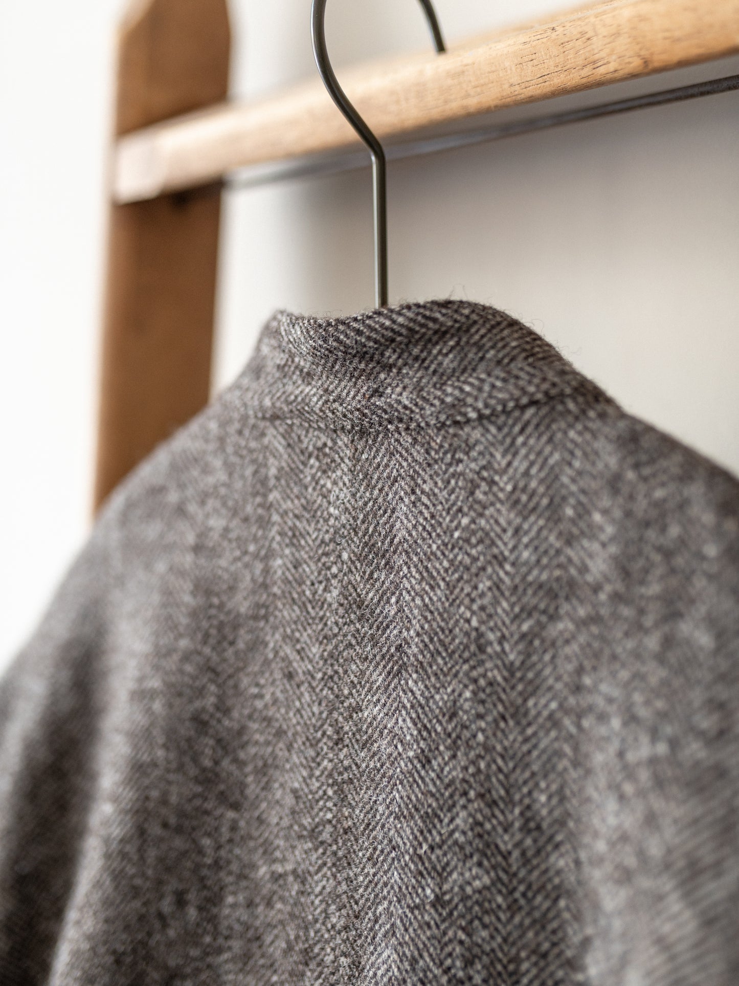 Tweed Painter Jacket / Brown Herringbone