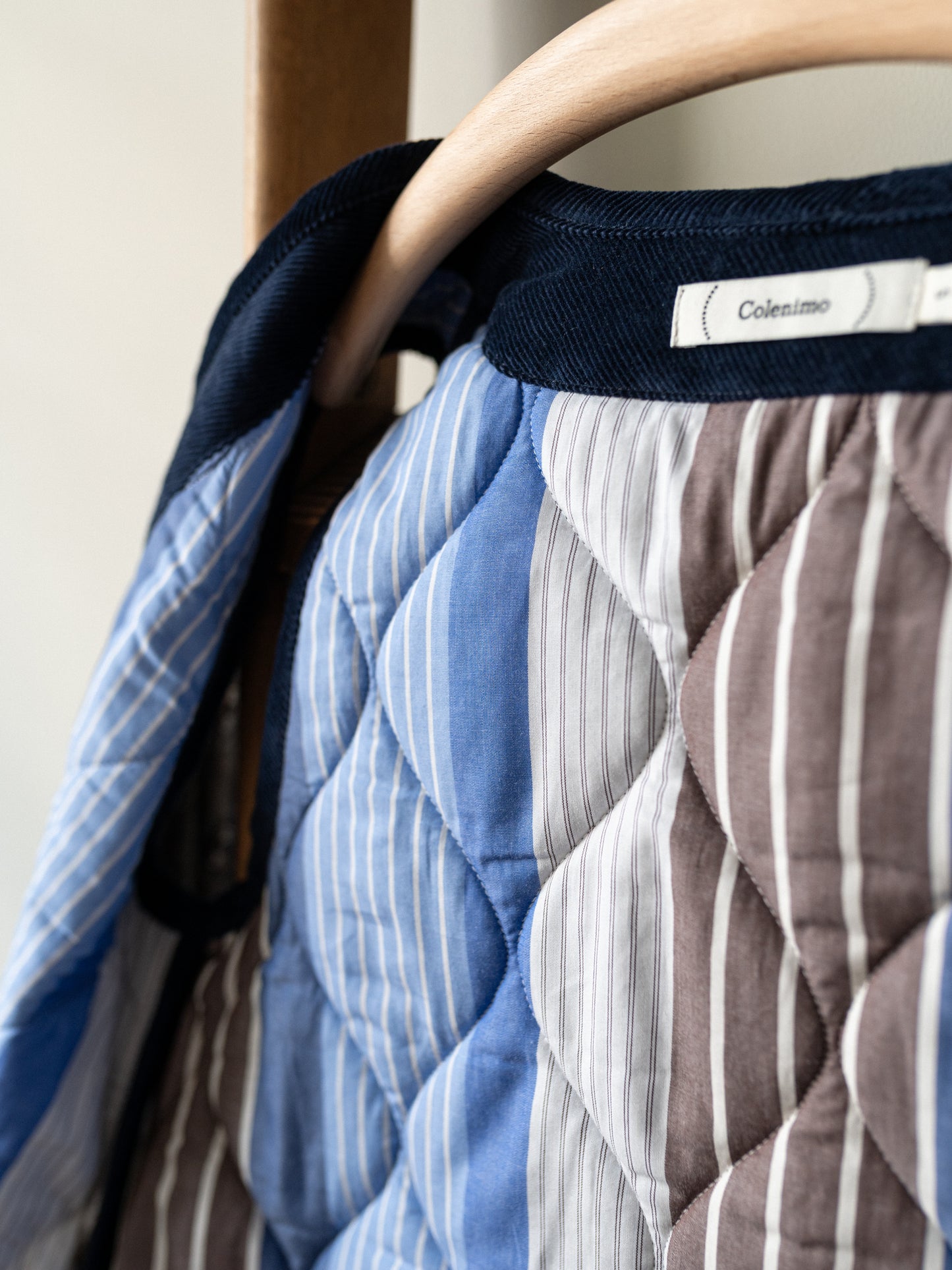 Tweed Quilted Vest / Grey Check