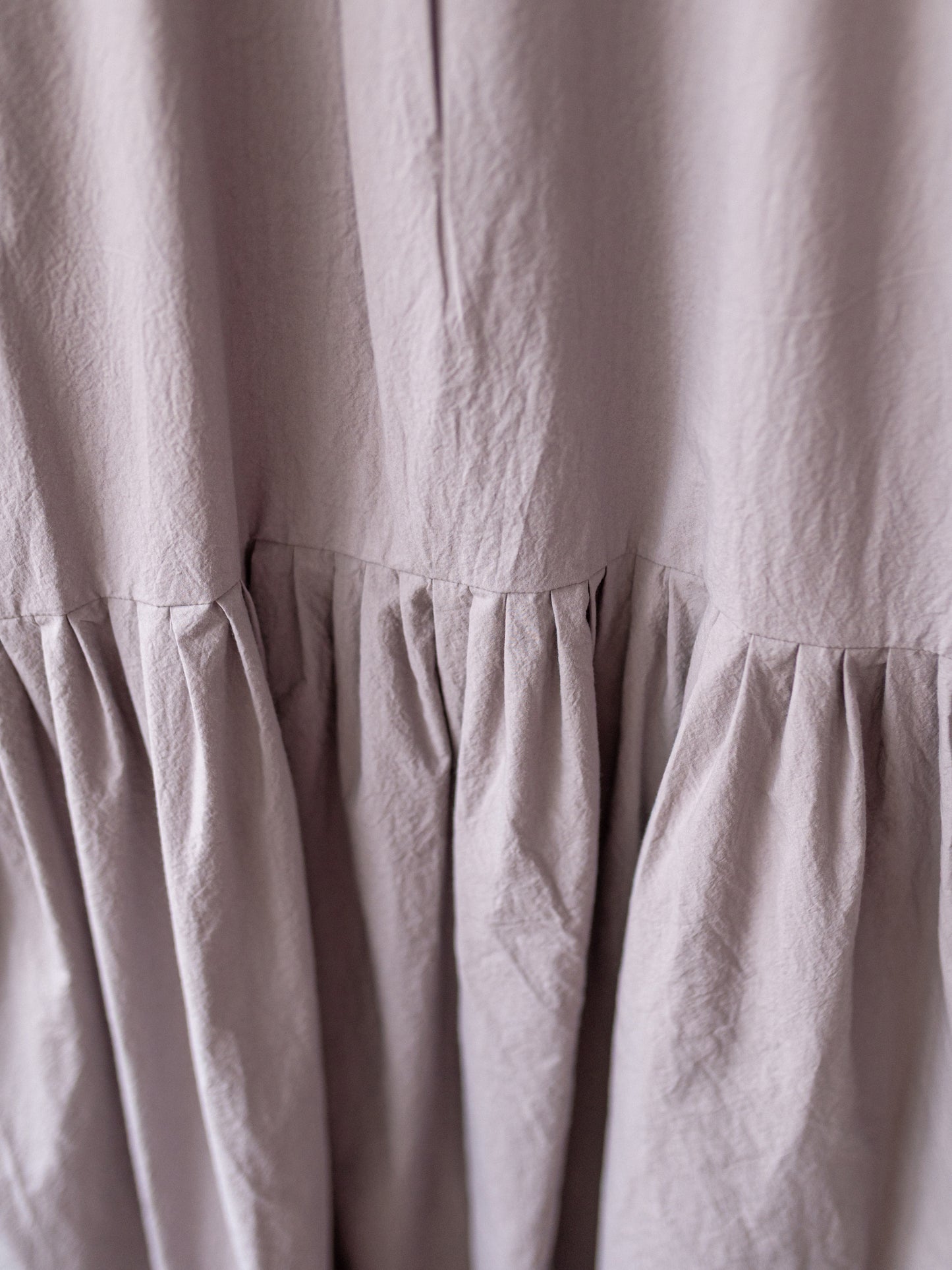 Typewriter Cotton Dress / Pale Mauve