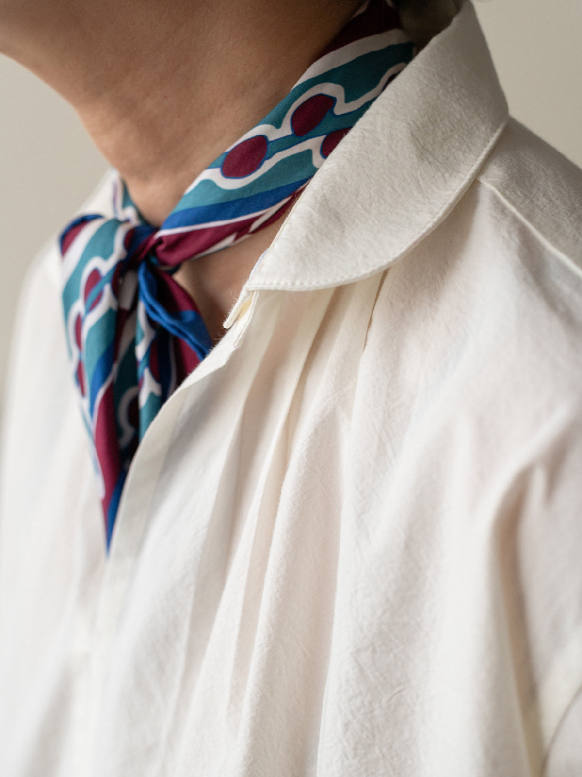 Typewriter Cotton Smock / Ivory