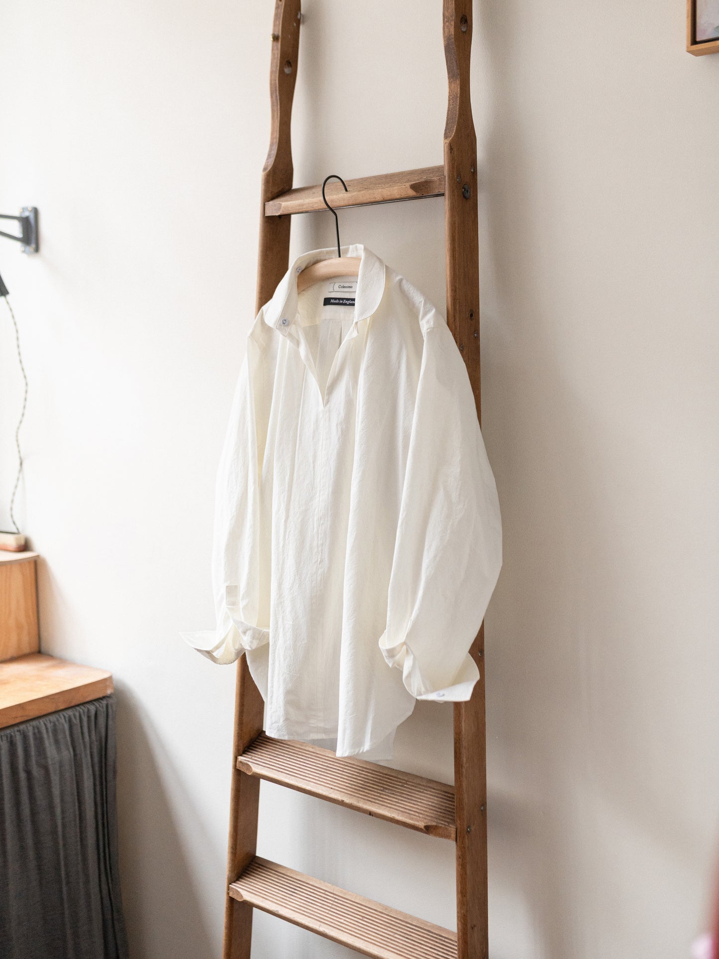 Typewriter Cotton Smock / Ivory