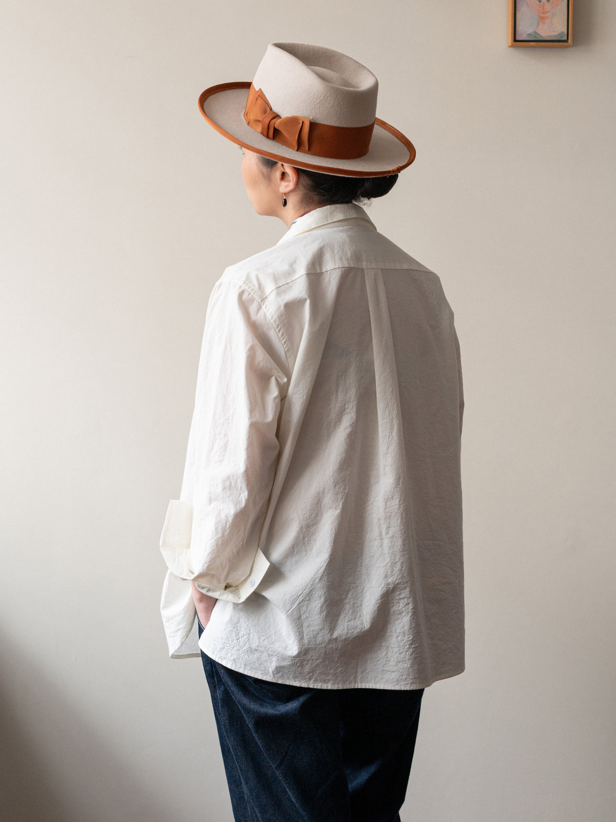Typewriter Cotton Smock / Ivory