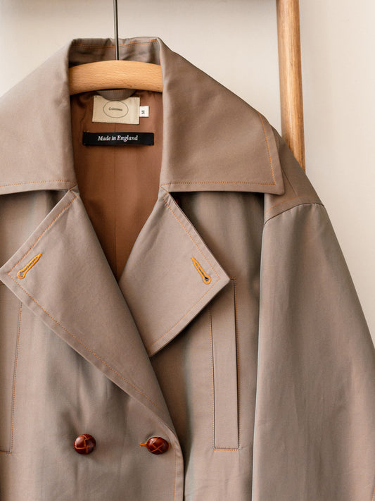 Long Peacoat Gabardine / Khaki