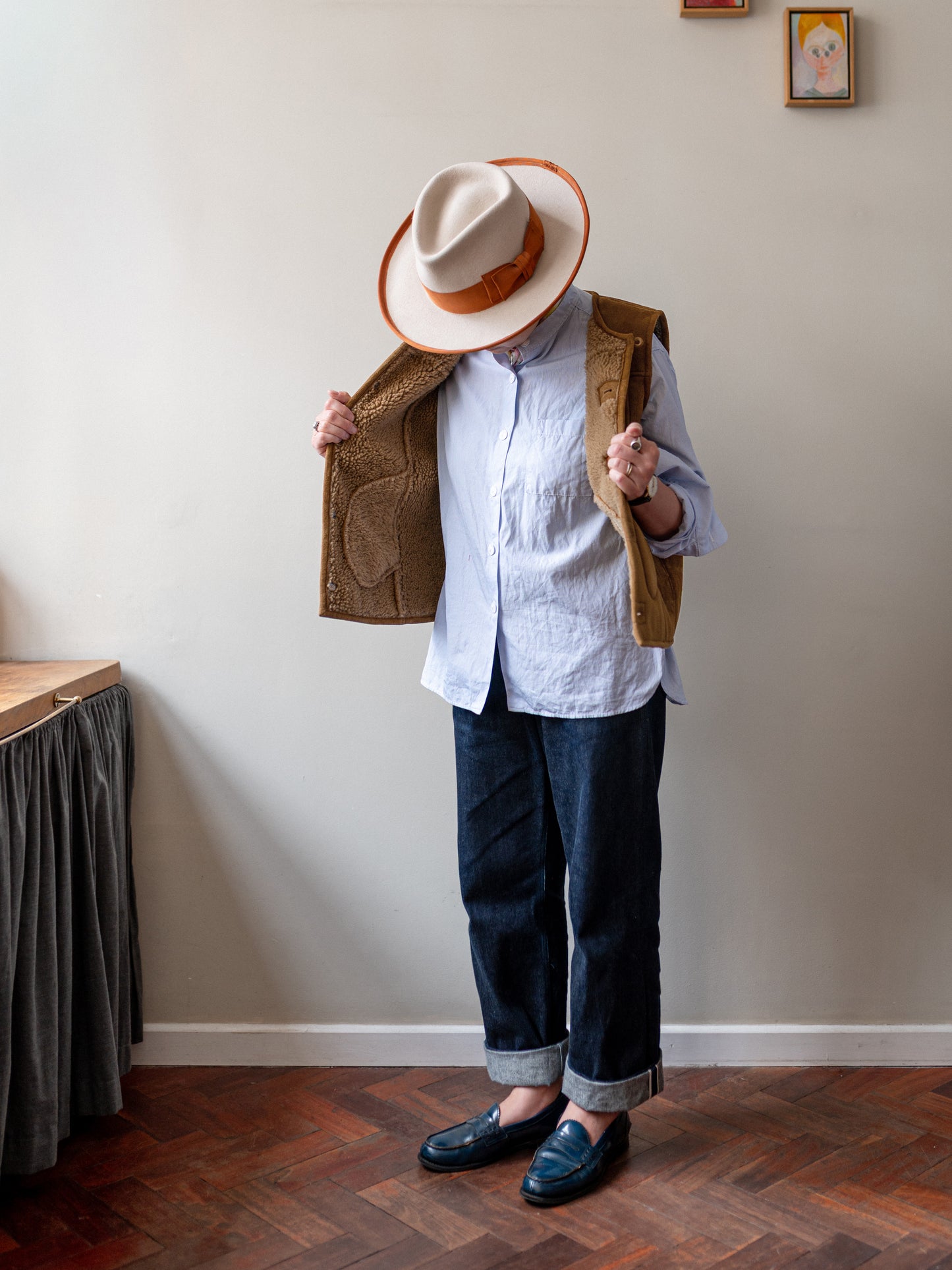 Sheepskin Merino Gilet / Tan