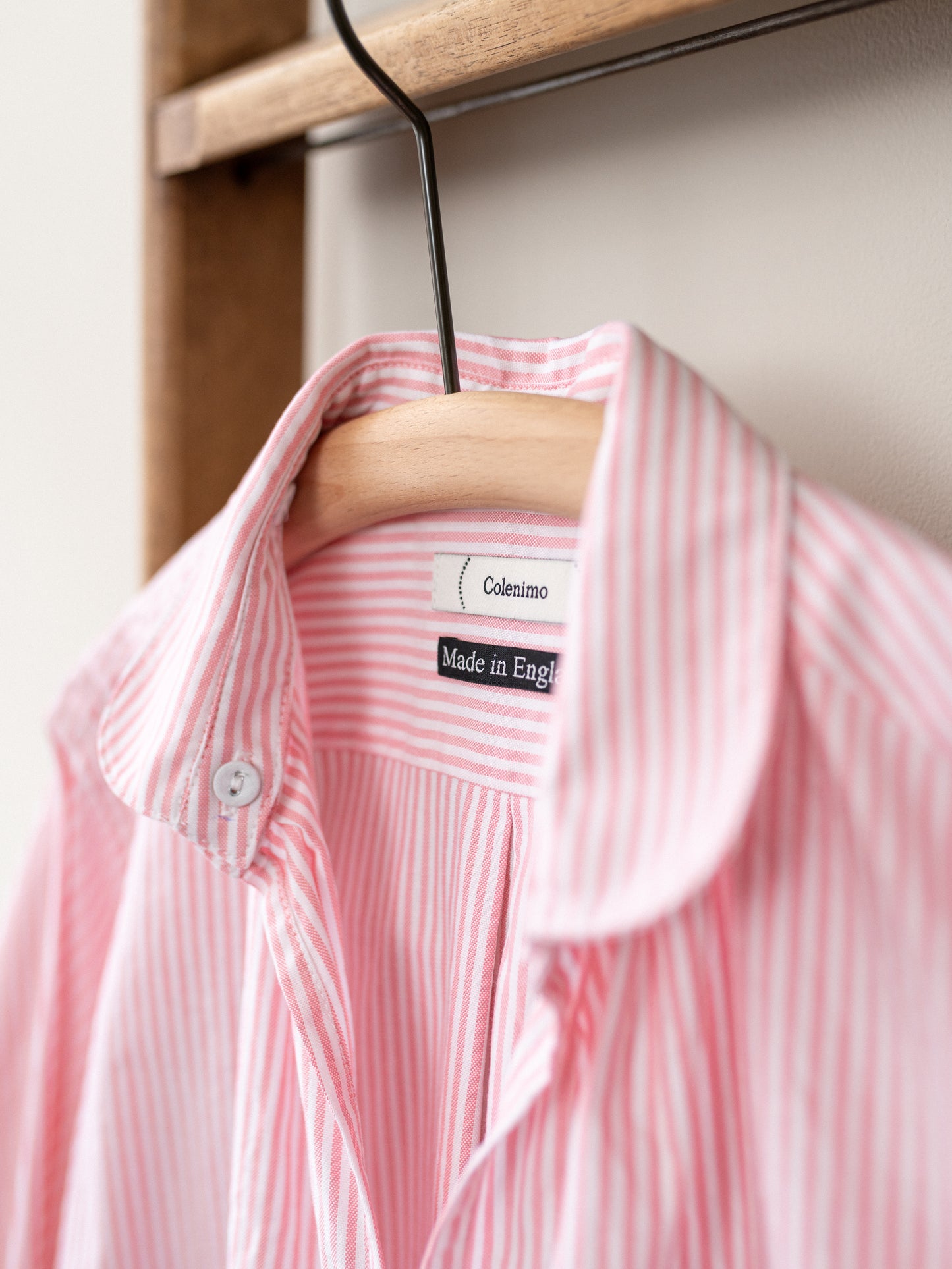 Oxford Cotton Smock / Pink Stripe