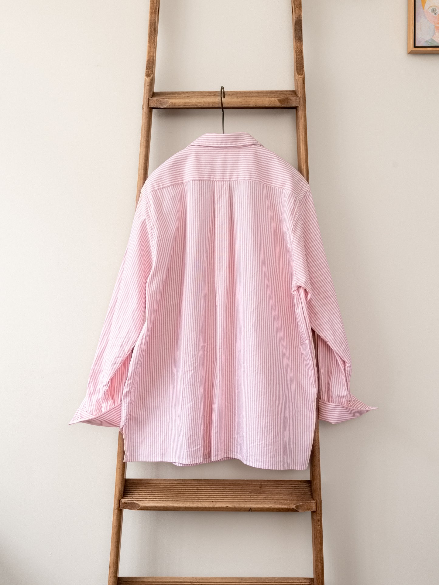 Oxford Cotton Smock / Pink Stripe