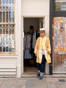 Silk Balmacaan Coat