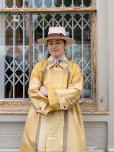 Silk Balmacaan Coat