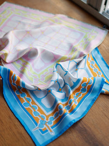 Colenimo Silk Bandana Scarf / Pink