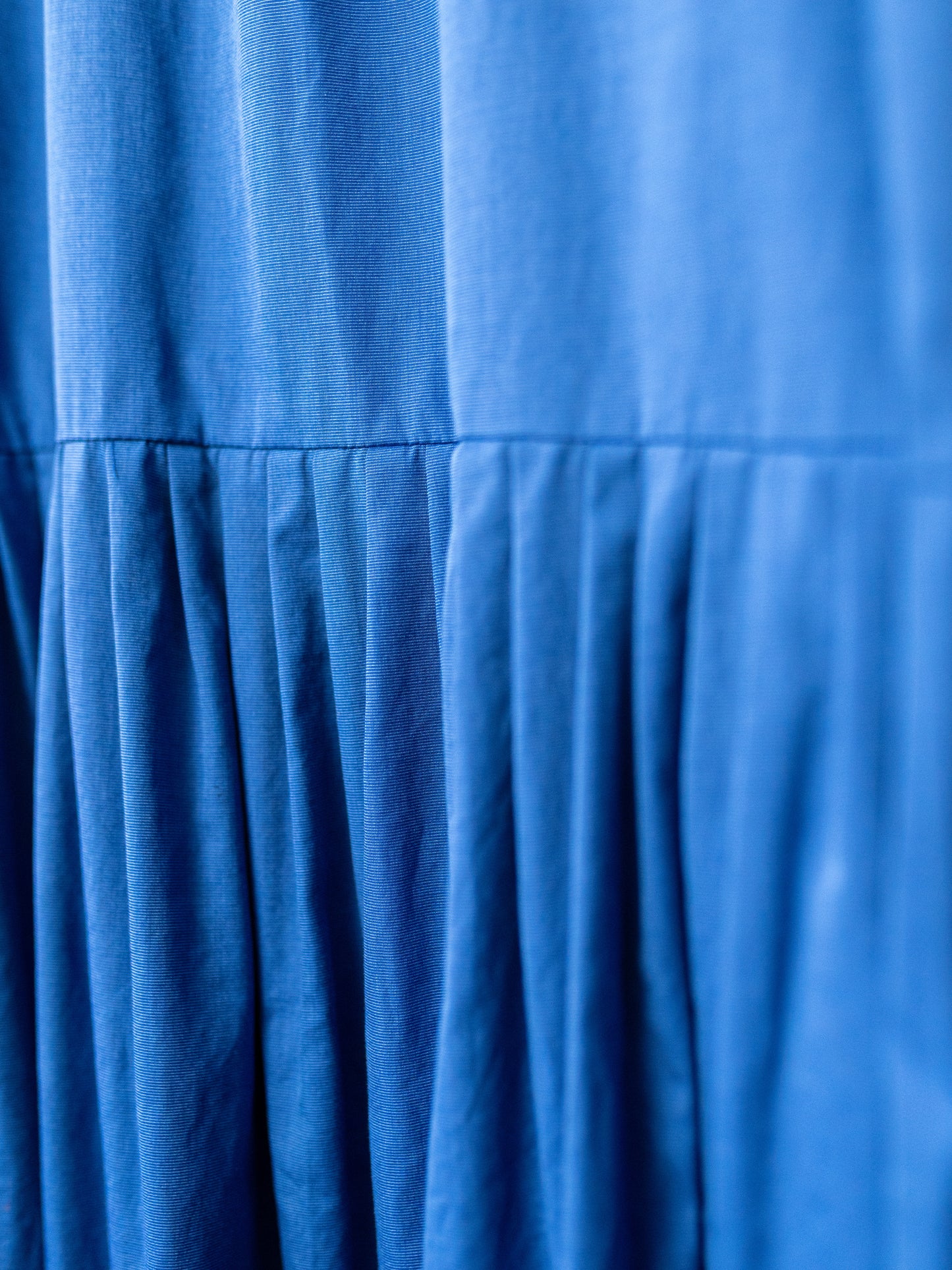 Double Ruffle Collar Dress / Cornflower Blue