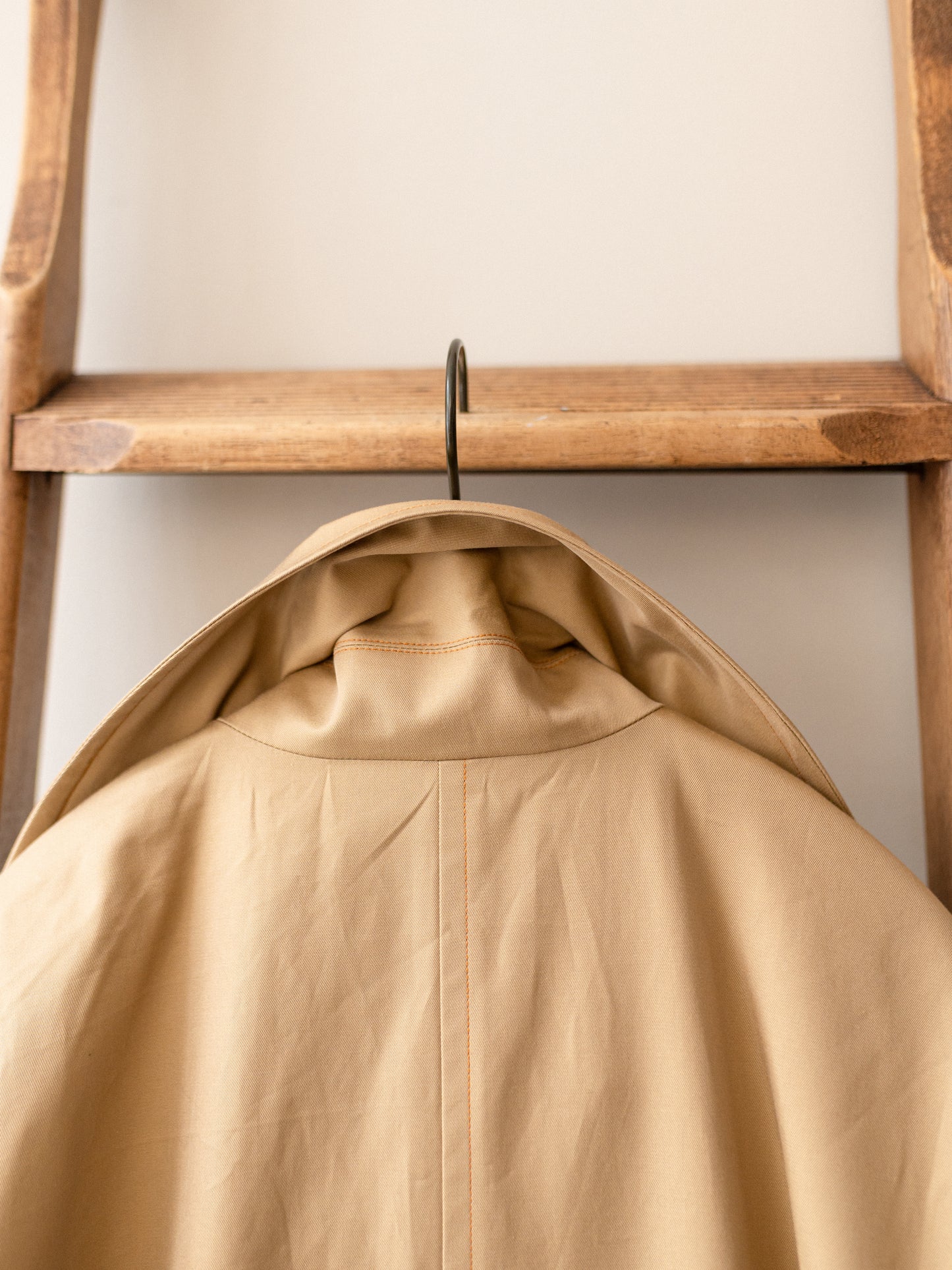 Long Peacoat Gabardine / Beige
