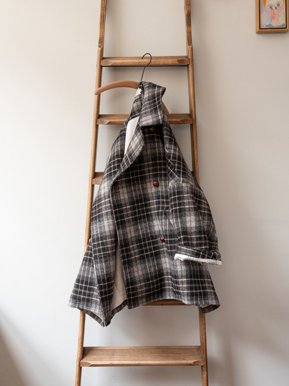 Poncho / Brown Check Sonsie Tweed