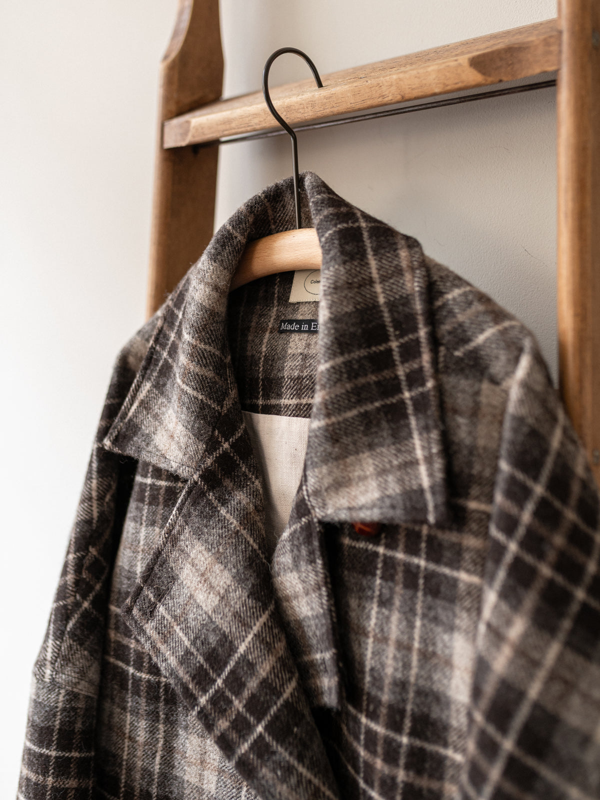 Poncho / Brown Check Sonsie Tweed