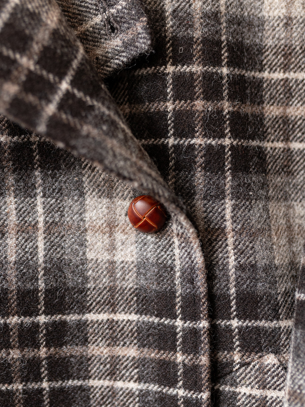 Poncho / Brown Check Sonsie Tweed