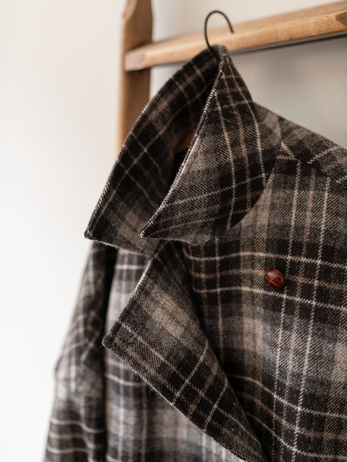 Poncho / Brown Check Sonsie Tweed