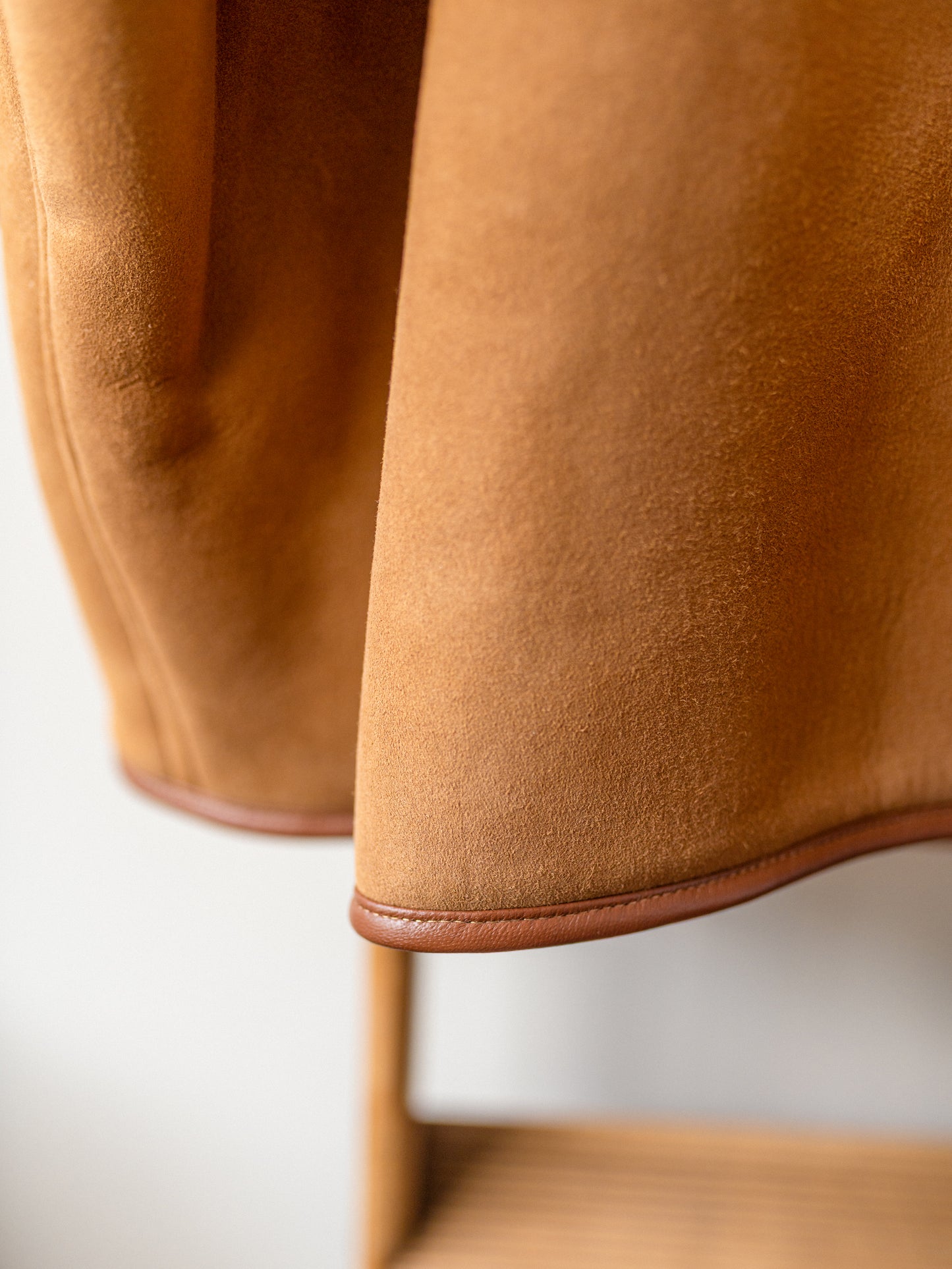 Sheepskin Reversible Poncho Coat / Tan
