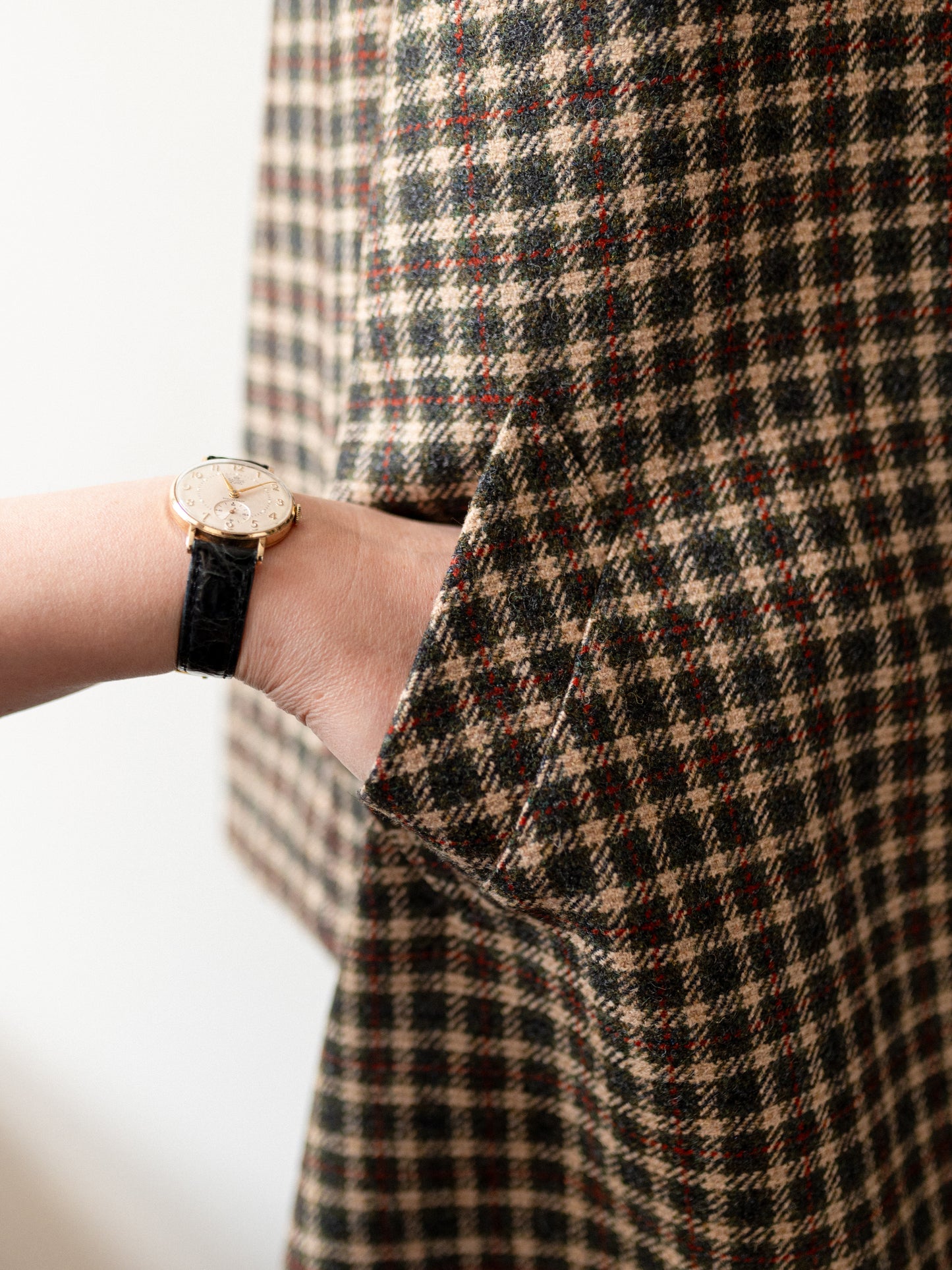 Sporting Tweed Balmacaan Coat / City Check