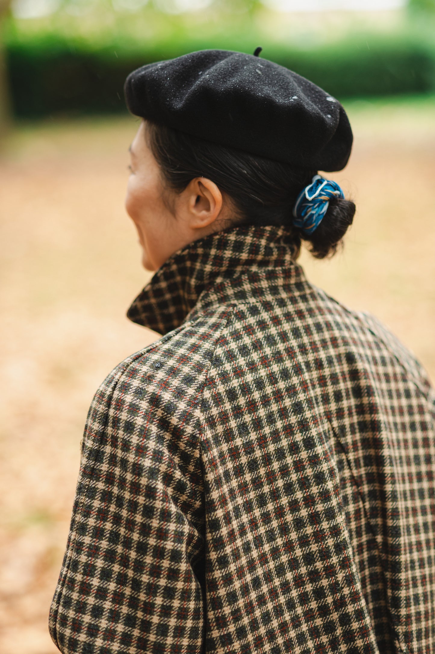 Sporting Tweed Balmacaan Coat / City Check