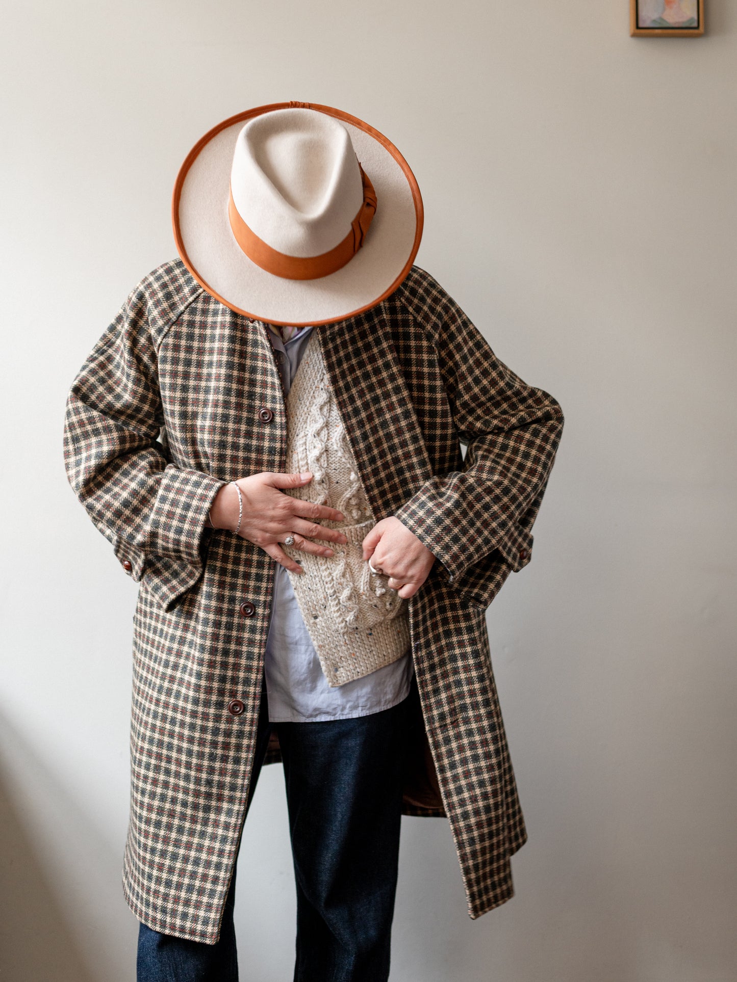 Sporting Tweed Balmacaan Coat / City Check