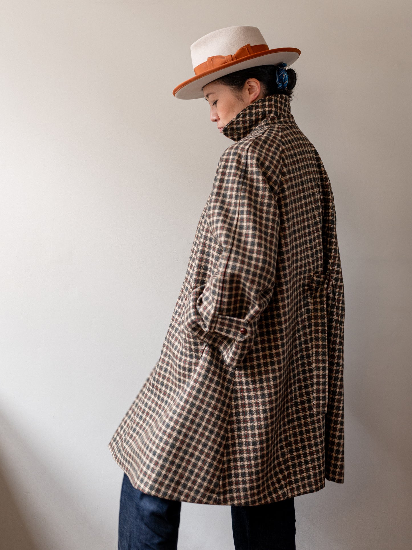 Sporting Tweed Balmacaan Coat / City Check