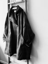 Cotton Wax Poncho Rain Coat / Blackwatch