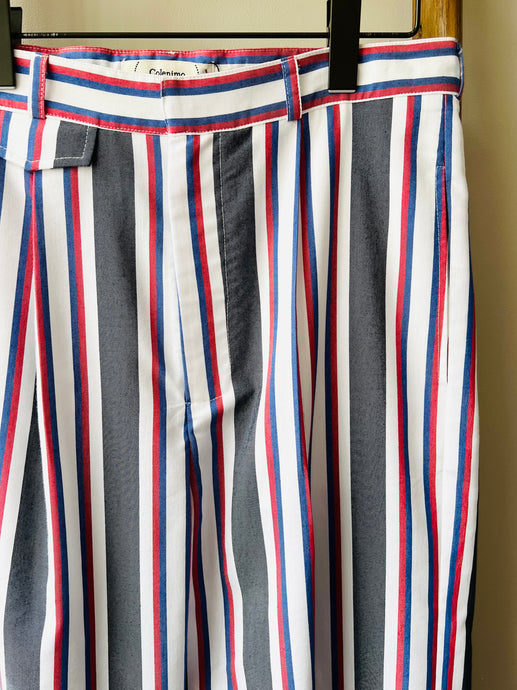 Stripe Wide Trouser