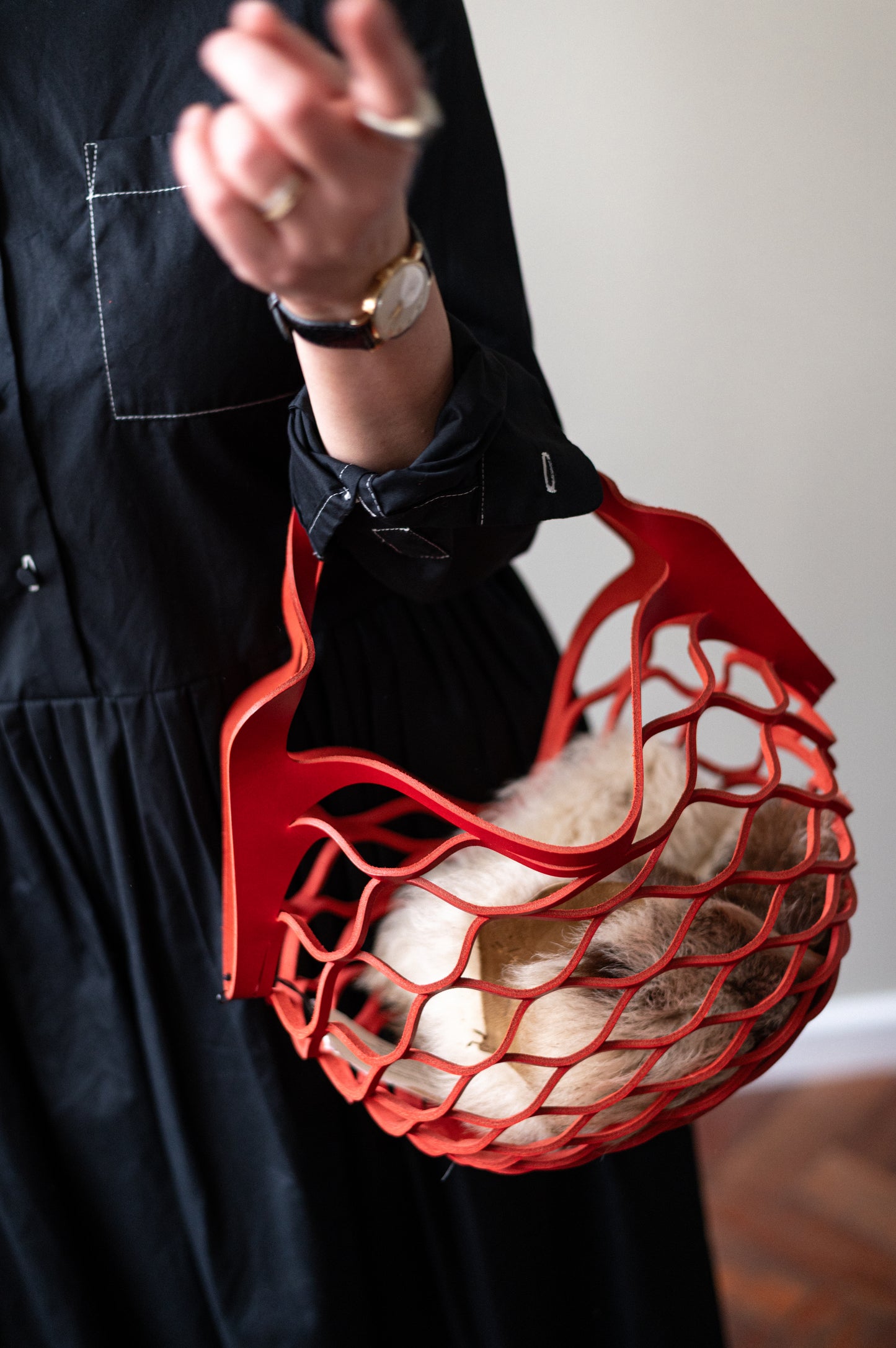 Leather Shopping Bag