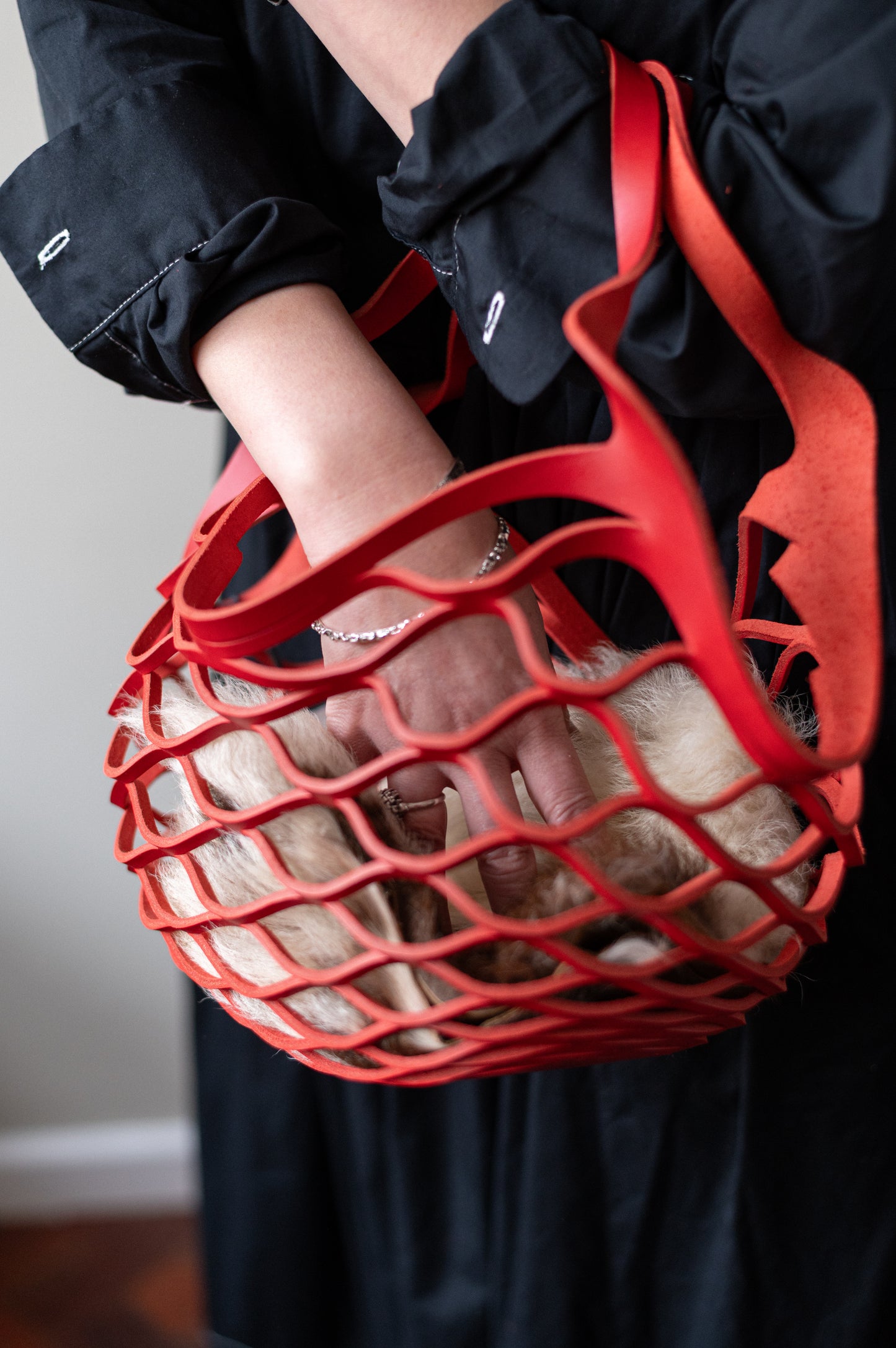 Leather Shopping Bag