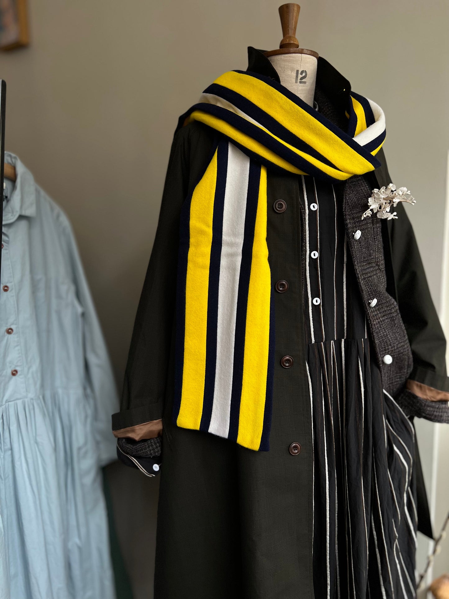 Stripe Scarf / Yellow