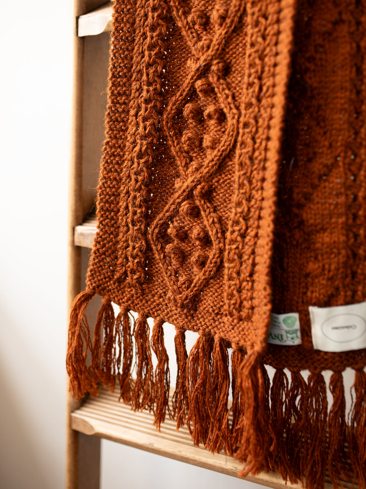 Aran Scarf / Ginger
