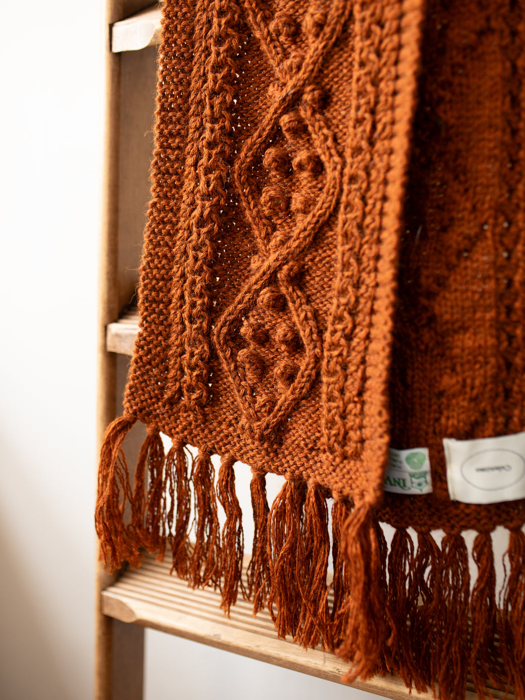 Aran Scarf / Ginger
