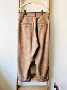 Scottish Merino Wool Trouser /Brown Check