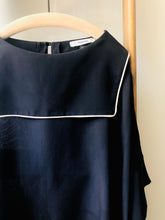Silk Backward  Sailor Top