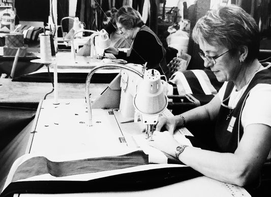 Stripe Scarf / Maroon