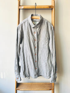 Irish Linen Shirt / Gray Chambray