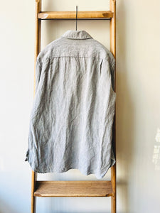 Irish Linen Shirt / Gray Chambray