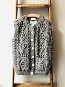 Aran Waistcoat / Chestnut