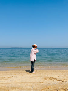 Irish Linen Smock / Pink